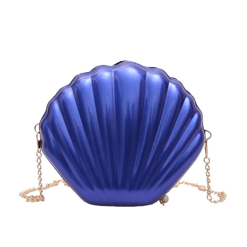 Foreign-style shell bag, the new Korean version of the season, fashionable and simple chain bag ins wind messenger creative shoulder bag