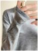 Korean Style Tassel Fine Wool Knit Sweater - Lightly Sheer, Loose Fit, Round Neck, Versatile Base Layer for Spring & Autumn.