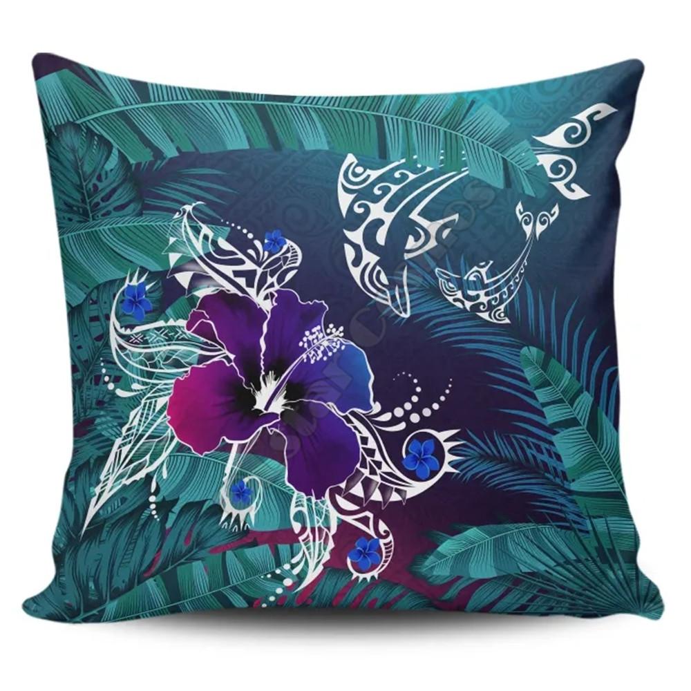 Fiori Hawaiani Copricuscini Copricuscini Cuscino Decorativo Decorazione per la Casa Stampa su Due Lati