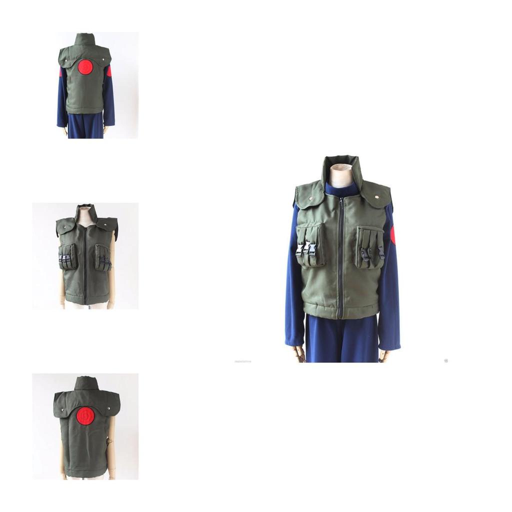 Hoogwaardig anime Naruto cosplayvest van Hatake Kakashi, Hokage, voor de ultieme fans.