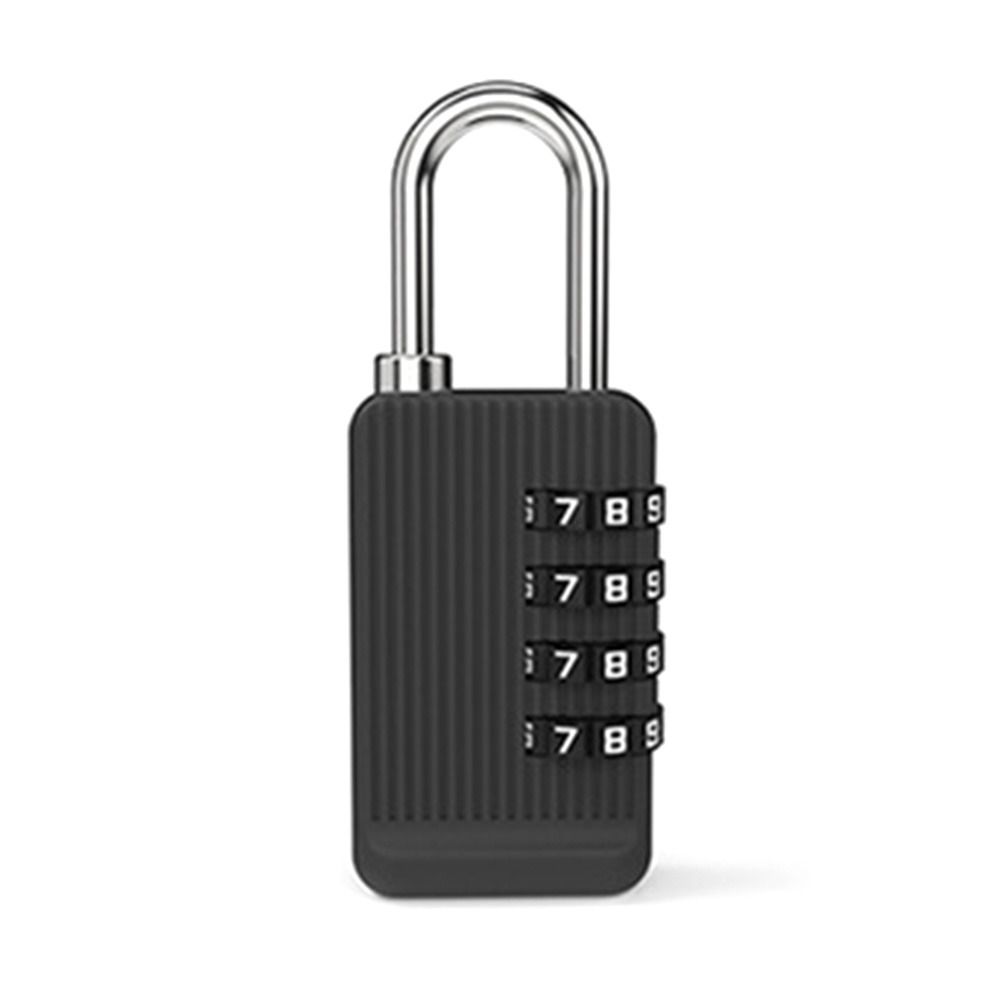 

Противоугонный 4-значный парольный замок из цинкового сплава, замок-молния для рюкзака, портативный защитный кодовый замок для дома