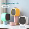 Aquecedor Ventilador de Mesa Mini Portátil para Casa e Escritório