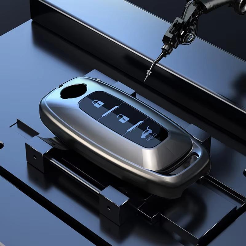 ICAR TPU für Nissan X-trail T33 Kicks Qashqai J12 Juke Teana Altima Ariya 2023 2024 3 4 Tasten Auto Schlüsselhülle Abdeckung Halter Fob Tasche