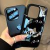 Applicable to Apple 11Pro mobile phone case iPhone11 acrylic cute 11Pro personality 11 niche black and white stacked cat