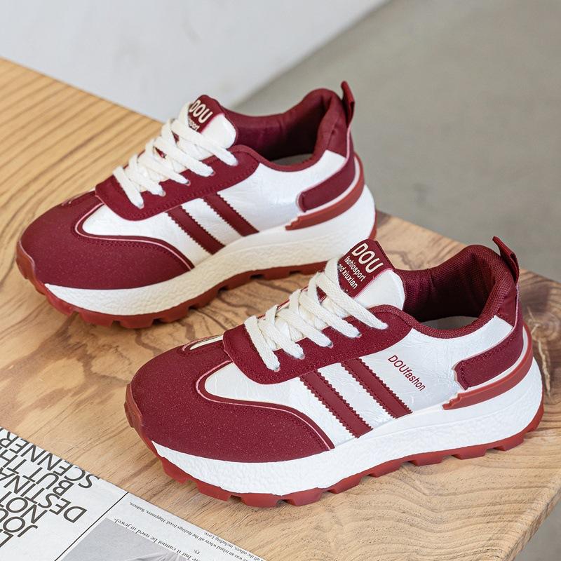 

Кроссовки Новые Кроссовки Форрест Гамп Женский Модный Тренд Повседневная Обувь Универсальная Толстая Подошва Увеличивающая Рост Немецкие Тренировочные Кроссовки 40 красный