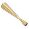 Geometric Candle Holder Aluminum Gold Taper Candlestick Holder Decor for 3cm Candle L 6 X 26.5cm /