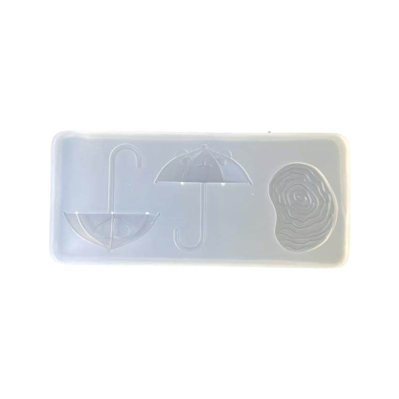 

Flexible Resin Mold Pendant Molds Umbrella Shape Silicone Texture for Epoxy Crafts and Creative Wall Decorations 1