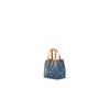 New Lee Fabric Bucket Bag, Portable Crossbody Bag, Shoulder Bag Women's Dark Blue LE250107M