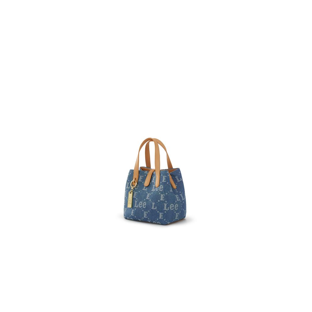 New Lee Fabric Bucket Bag, Portable Crossbody Bag, Shoulder Bag Women's Dark Blue LE250107M