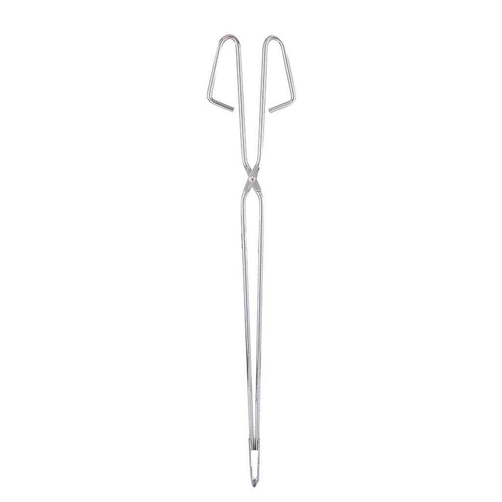 Outdoor Stainless Steel BBQ Tongs 55cm Extended Handle Firewood Charcoal Clip Trash Picker Fire