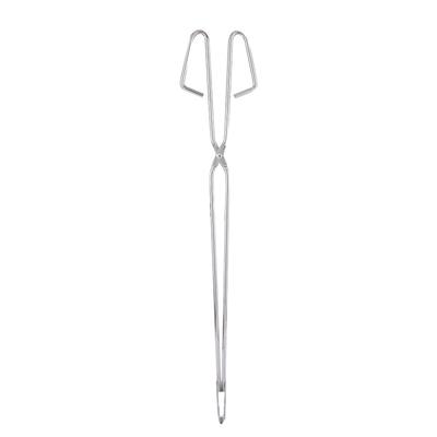 Outdoor Stainless Steel BBQ Tongs 55cm Extended Handle Firewood Charcoal Clip Trash Picker Fire Tongs
