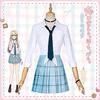 [Formemory] Sono Bisque Doll Wa Koi Wo Suru Cosplay, Kitagawa Marin Cosplay Costume, Kitagawa Marin Cosplay Uniform Set with Tie and Cosplay Props, Ac