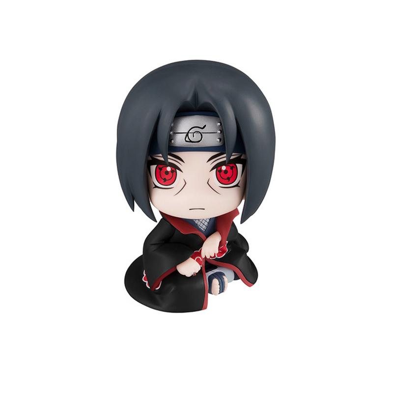 Naruto Anime Figure Toys Kakashi Action Figure Q Version Kawaii Sasuke Itachi Figurine Car Decoration Collection Model Toy