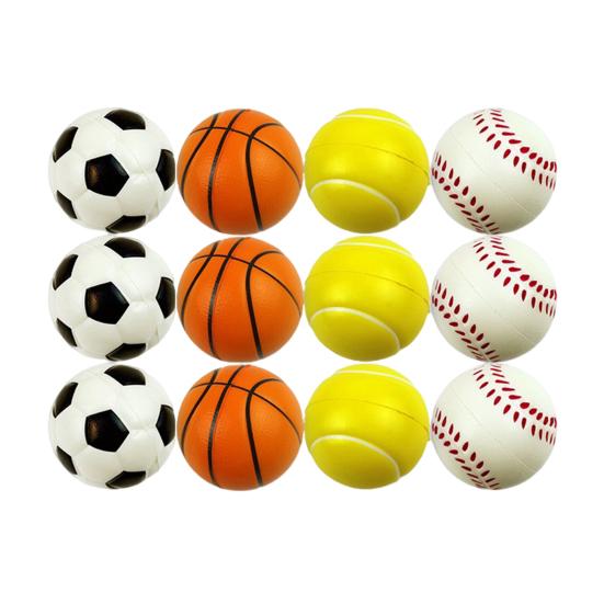 

12 шт., мини-игрушка для снятия тревоги, снятия стресса, реалистичные мини-сжатия, баскетбольные мячи для украшения вечеринки