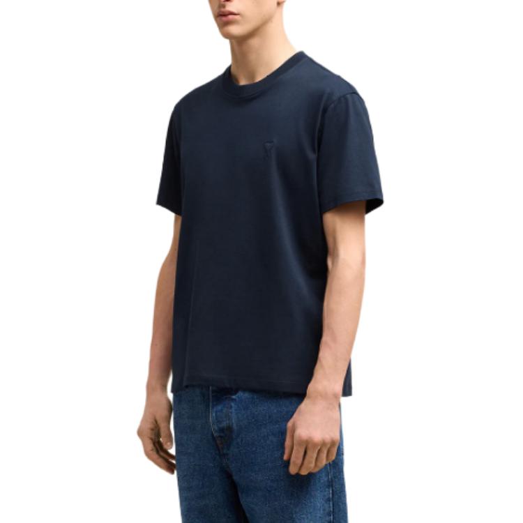 Amiparis logo-embroidered T-shirt BFUTS003724-430
