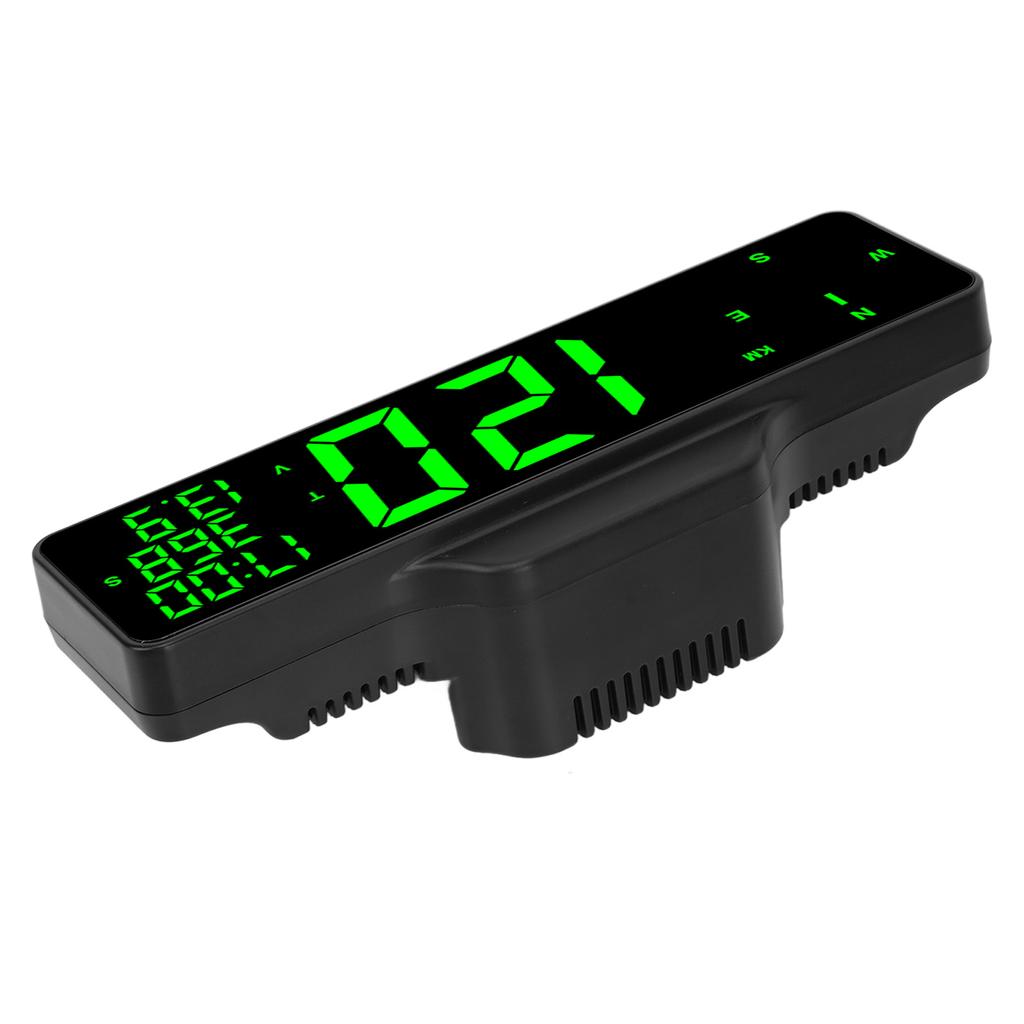8in Car HUD Display Multifunction GPS Speedometer Fatigue Driving Alarm Universal for Vehicle