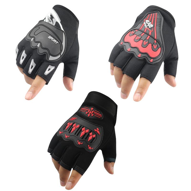 Cycling Half-finger Gloves Men's Spring and Summer Touch Screen Wear-resistant Outdoor Mountaineering Non-slip
