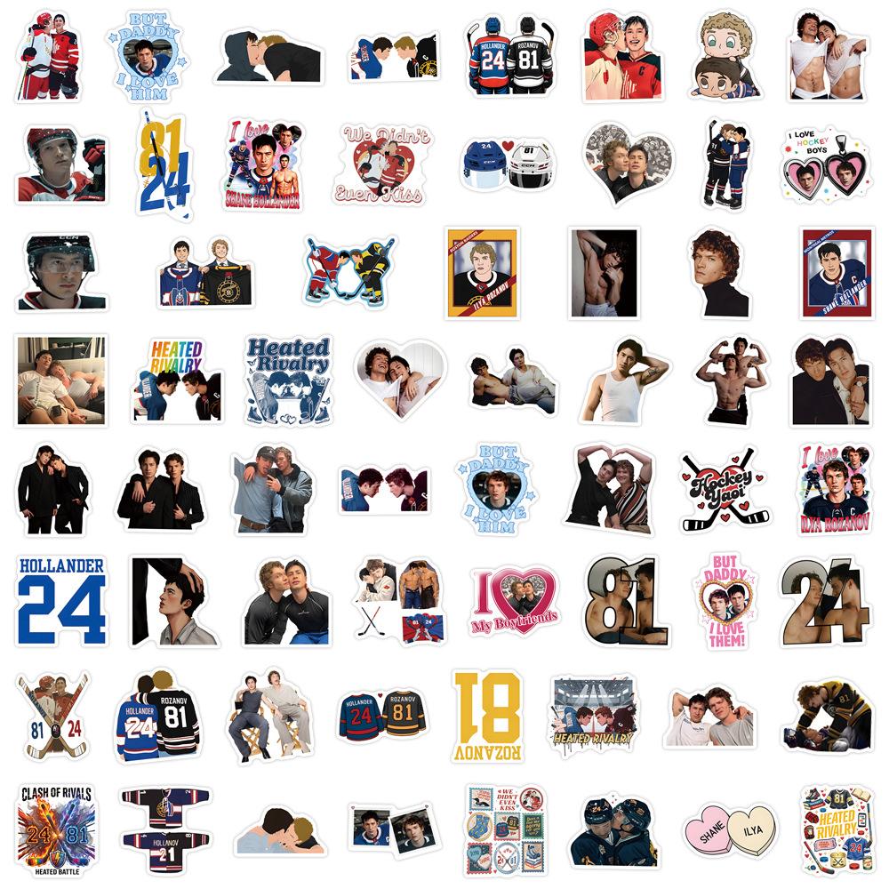 60Pcs/120Pcs Heated Rivalry Sticker Waterproof Graffiti Decal  Diy Scooter Phone Case Stationery Box Fans Gift