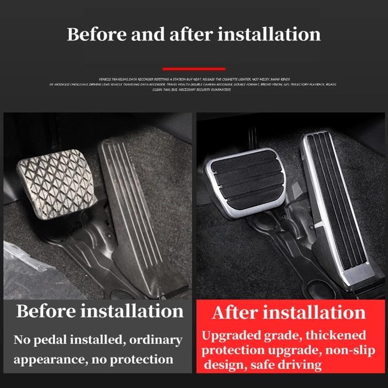 For Mazda 3 CX30 CX-50     2024 Car Accelerator Gas Pedal Cover Brake Foot Pedal Non-Slip Pads Car Accessories