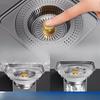 Stainless Steel Sink Strainer Basket For Kitchen Washbasin ABS Pop Up Drain Stopper For Dishwashing Pool Universal Filter