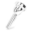 Boquilha de trombone leve para prática e performance de trombone tenor Longa duração, (prata)