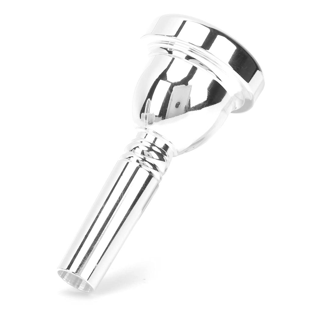 lightweight trombone mouthpiece for tenor trombone practice and performance Long-lasting, (silver)