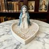 Virgin Mary Rosary Holder Bead Holder Jewelry Box Holder Resin Crafts