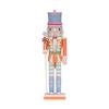 Wooden Nutcracker Ornament,Desktop Decoration,Kids Toy, Holiday Present Christmas Doll Nutcracker Crafts for Home Christmas