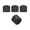 4pcs Metal Volume Tone Control Knob Dome Knob Set with Inner Hexagon Spanner for Electric Guitar Bass