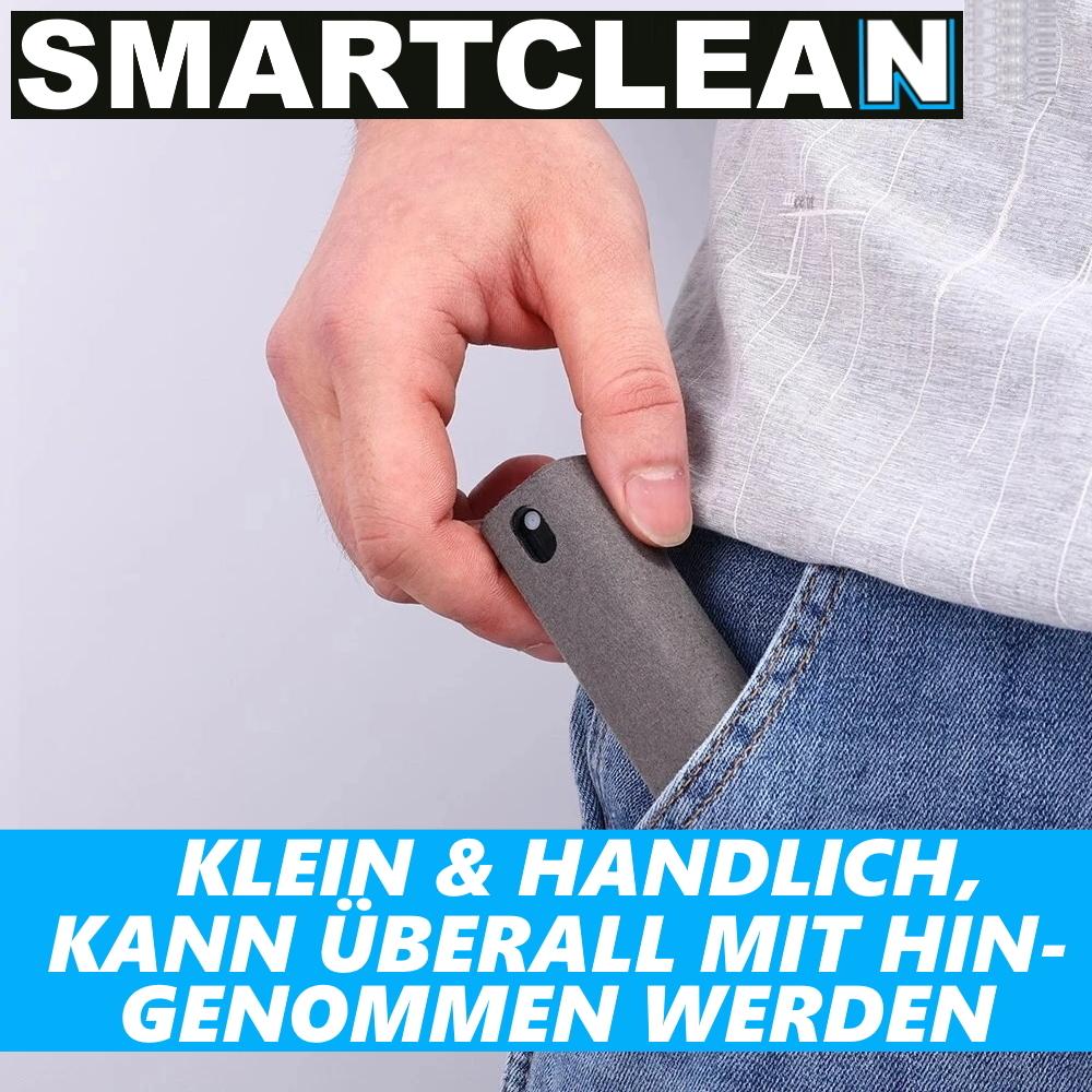 Čisticí sprej SMARTCLEAN na displeje, lahvička s rozprašovačem, nano čistič displejů a mobilních telefonů