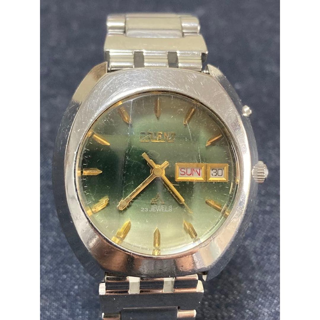 ORIENT automatic watch 23 stones green dial working item
