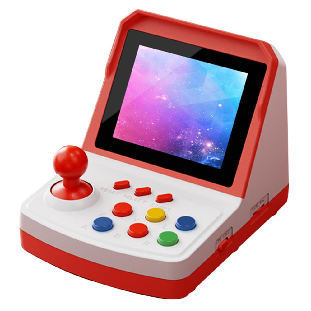 

POWKIDDY A6Plus Support 2 Players Retro Video Game Console 3.5 inch Screen Game Console with 2 Controllers Red