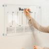 Acrylic Dry Erase Calendar Board To Do List Whiteboard for Wall Decorative