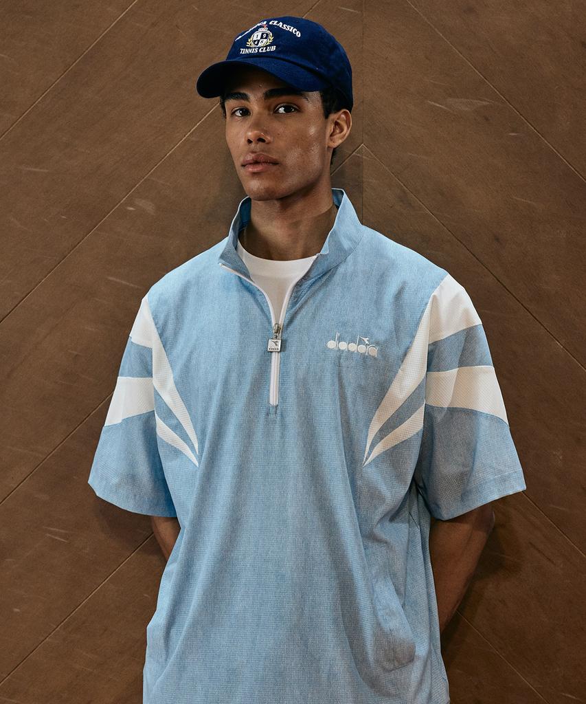 Diadora Grand Slam Half Sleeve Anorak Denim