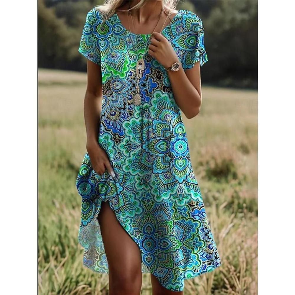 Damenkleid für den Strandurlaub-Stil