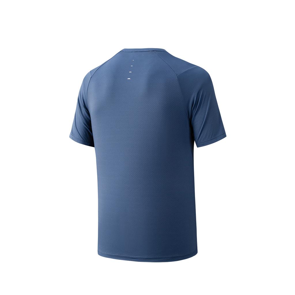 Anta Short Sleeve Knitted T-Shirt Summer 2026 Men Tops Porcelain-Blue 952625101-5