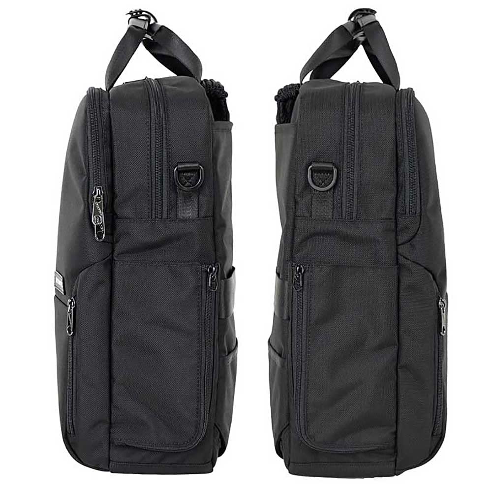 STARTTS SUV 3-Way Business Bag, Vertical Briefcase, Shoulder Bag, Backpack, Navy, SU-02-NV