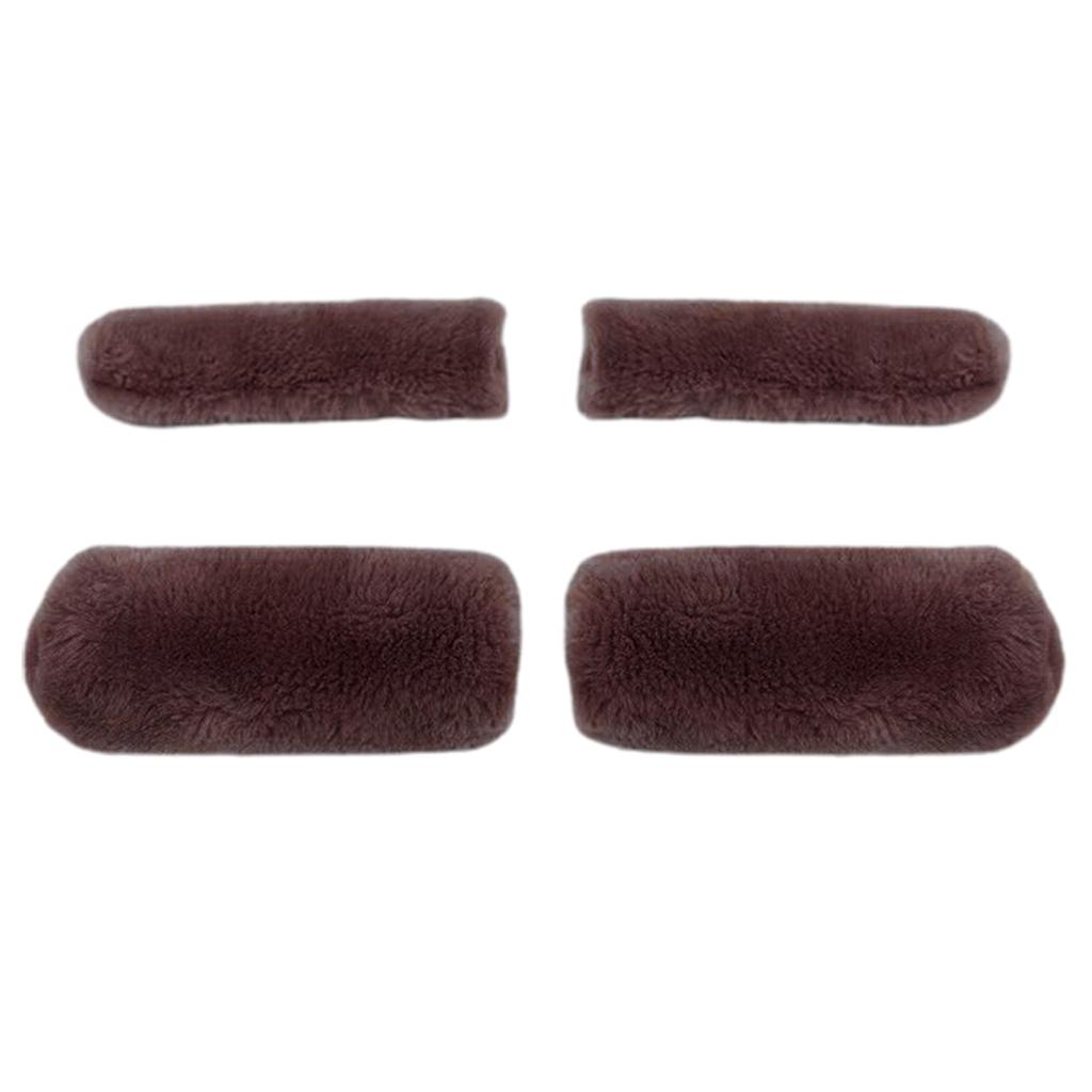 4 Pack Stylish Handlebar Covers Anti Slip Motorcycle Handlebar Covers Breathable Gloves for Motorcycles & Electric Bikes