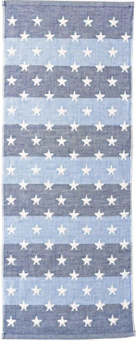 

Miyamoto Face Towel Craftsman Towel 34 x 90cm Star Blue синий