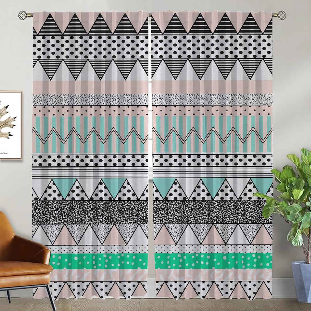 Aztekische Moskitonetze für Wohnzimmer Halloween Dekoration Jalousien Verdunkelungsvorhang Tüll für Schlafzimmer Trennwand Küche