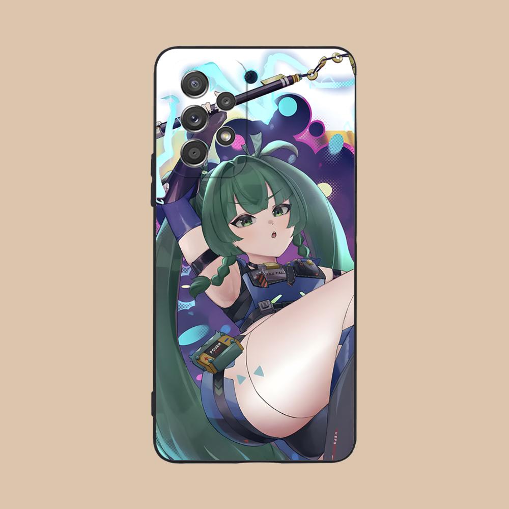 Zenless Zone Zero QingYi Phone Case for Samsung Galaxy M55 54 42 35 34 33 32 23 22 15 14 13 12 F55 5G Colorful Cover Cellphones