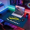 Custom Name Personalized AIK Fotboll Pattern Mousepad, Laptop PC Desk Mat, Decorative Desk Mat for Home Keyboard Pad Gift