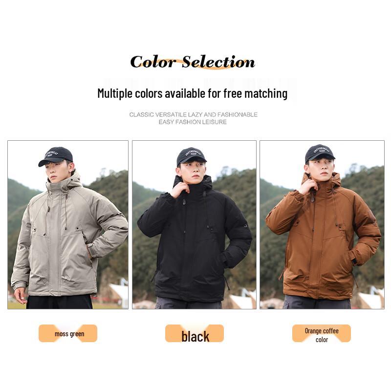 Baleno Men's Hooded Workwear Padded Jacket