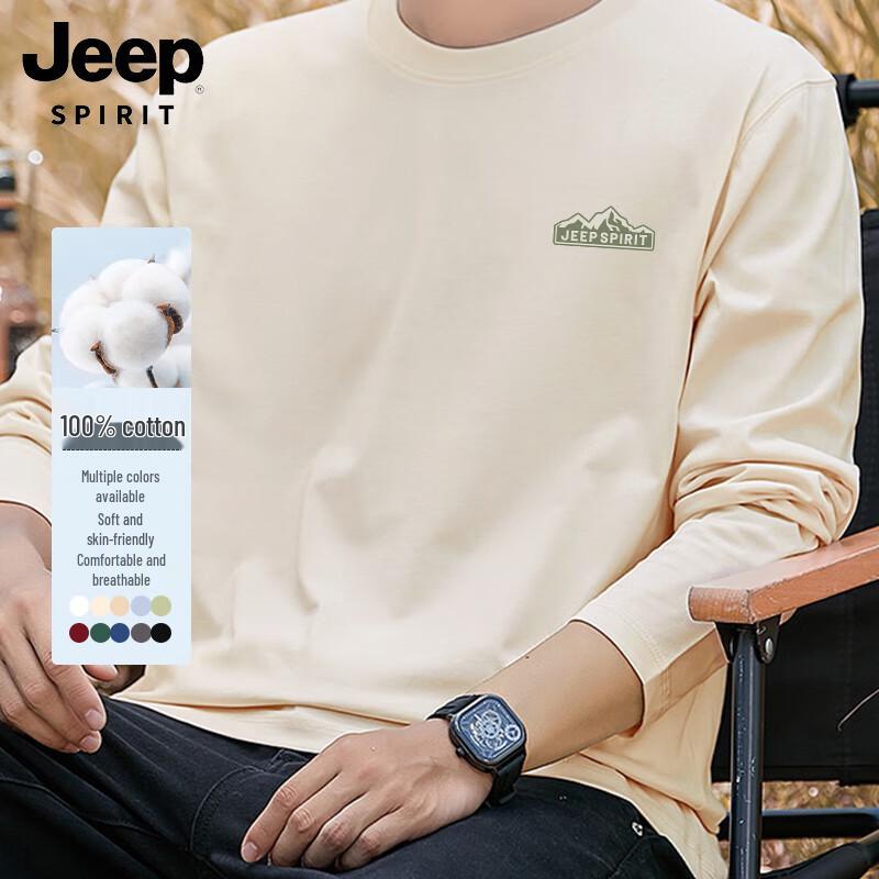 JEEP SPIRIT Men s Graphic Long Sleeve T-Shirt L