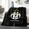 Juventus FC Druck Flanelldecke Hohe Qualität Warm Bequem Decke für Alle Jahreszeiten Perfekt für Geschenke Heimdekoration