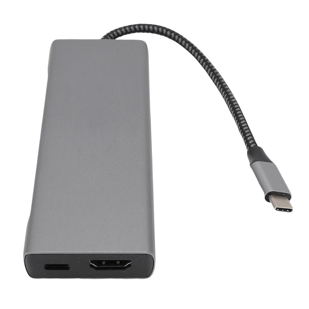 TYPE C Hub Fit for Studio Display Aluminum Alloy Multifunctional 8 in 1 Laptop USB C Hub 4K Video Output