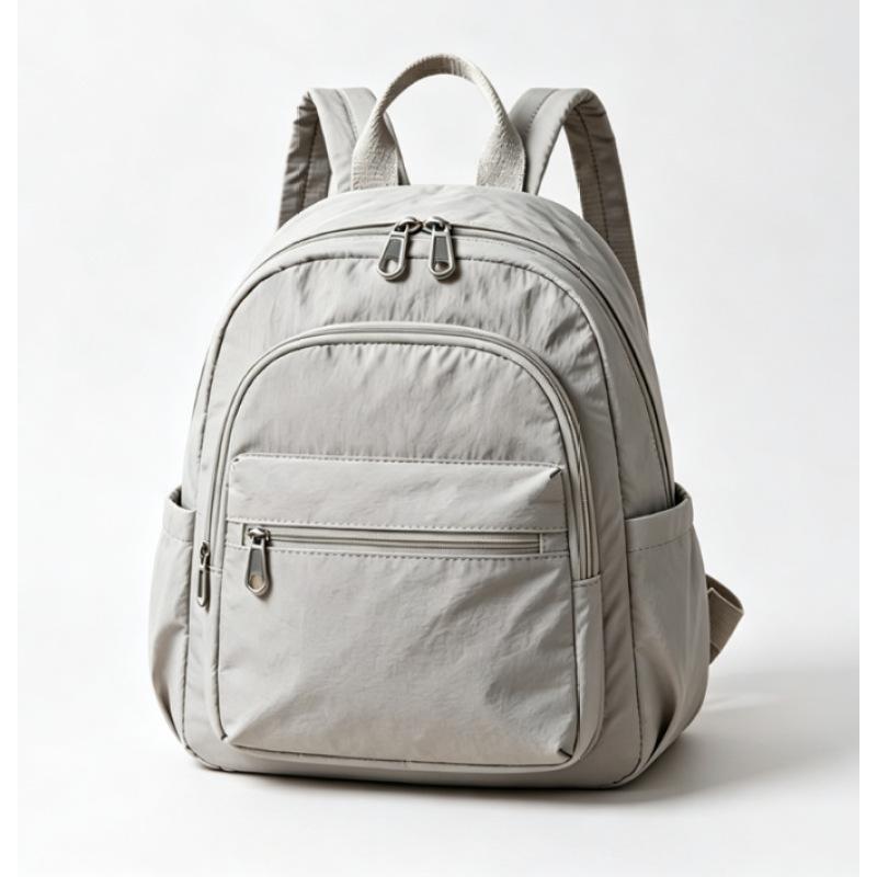 Schoolbag1011 New Casual Ladies Versatile Lightweight Travel Small Backpack Large Capacity Multi-Pocket Going Out Commuter Backpack