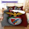 Benfica CLUB Bedding Quilt Set Quilt Cover Pillowcase Home Decoration Birthday Gift (1 * Duvet Cover + 2 * Pillowcase, Without Core)