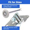 20 set Precisions Garage Door Rollers Easy Installation ABS Door Hinge Rollers Upgrades for Smooth & Quiet Performances