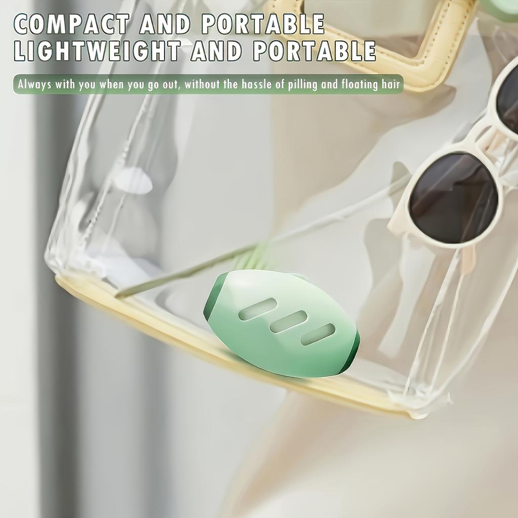 1pc Washable & Reusable Manual Lint Roller - Durable Pet Hair Remover with Ergonomic Plastic Handle,  Lint Remover for Clothes